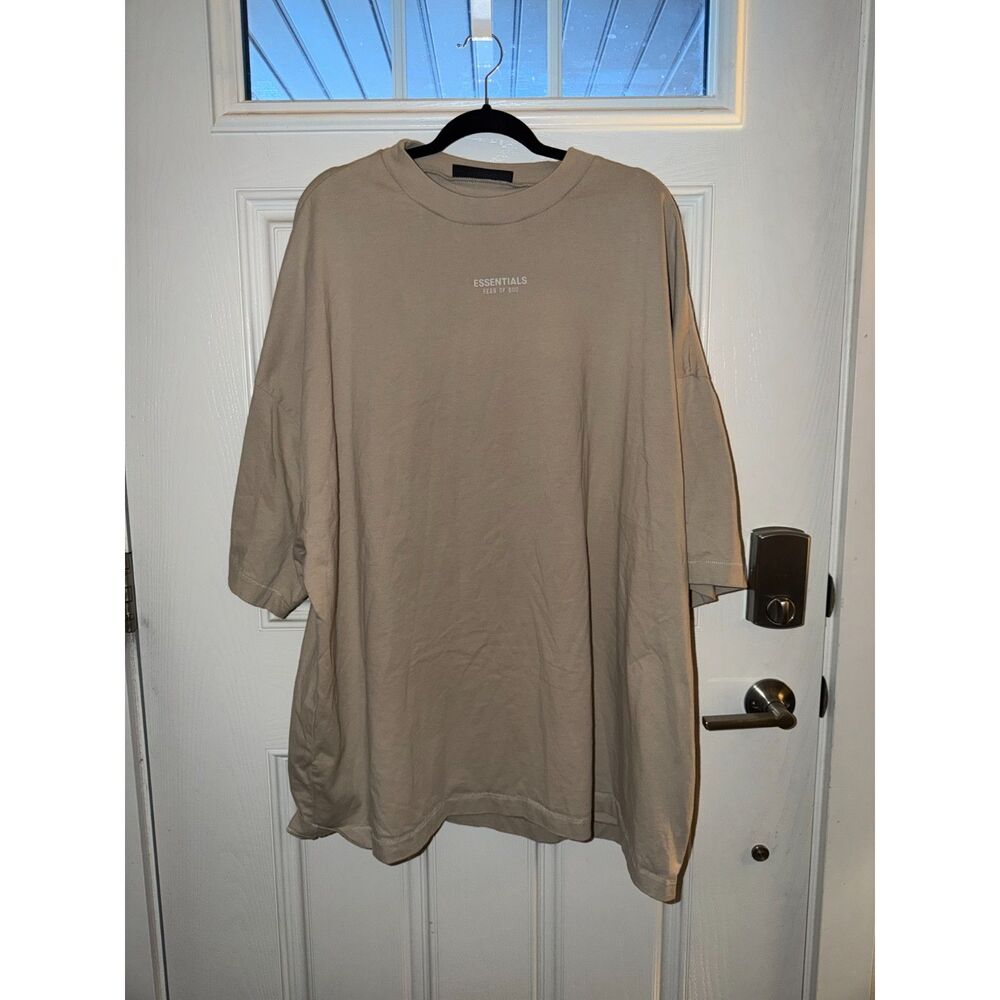 Fear of God Essentials T-Shirt Silver Cloud